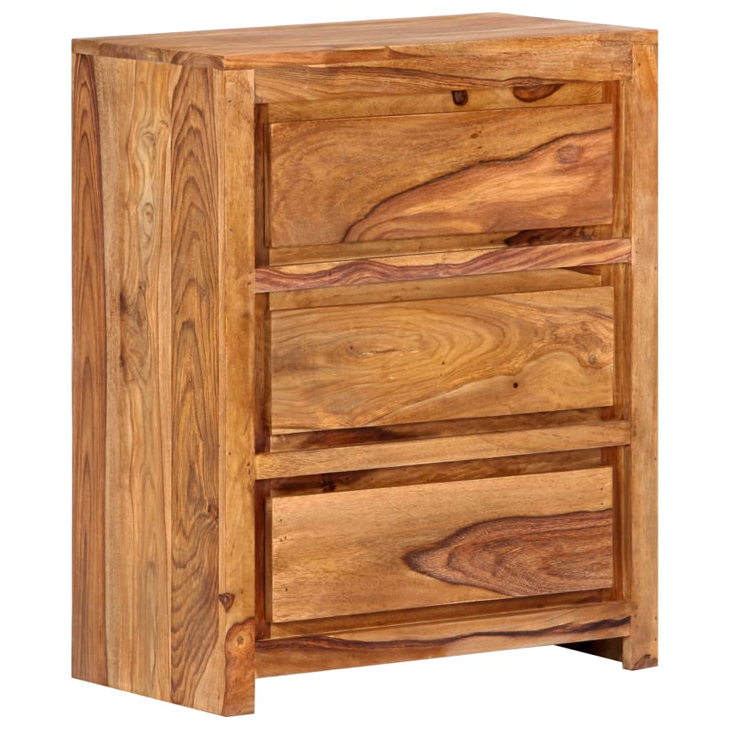 Armoire à tiroirs 60x33x75 cm Bois d'acacia massif - Imagem 9