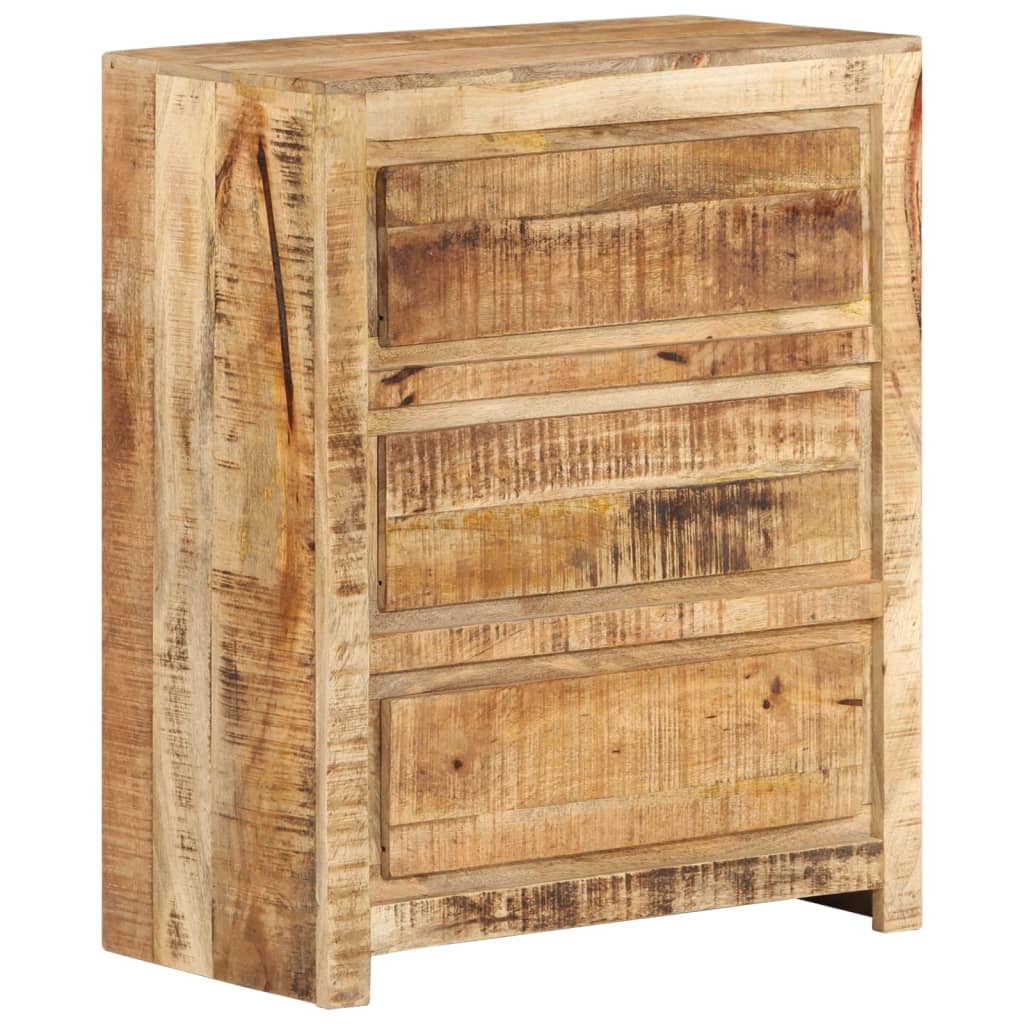 Armoire à tiroirs 60x33x75 cm Bois massif de manguier - Imagem 1