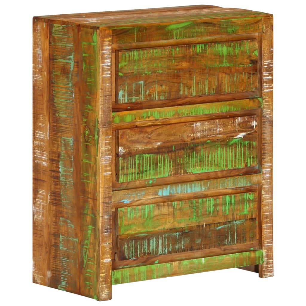 Armoire à tiroirs  60x33x75 cm Bois de récupération - Imagem 11