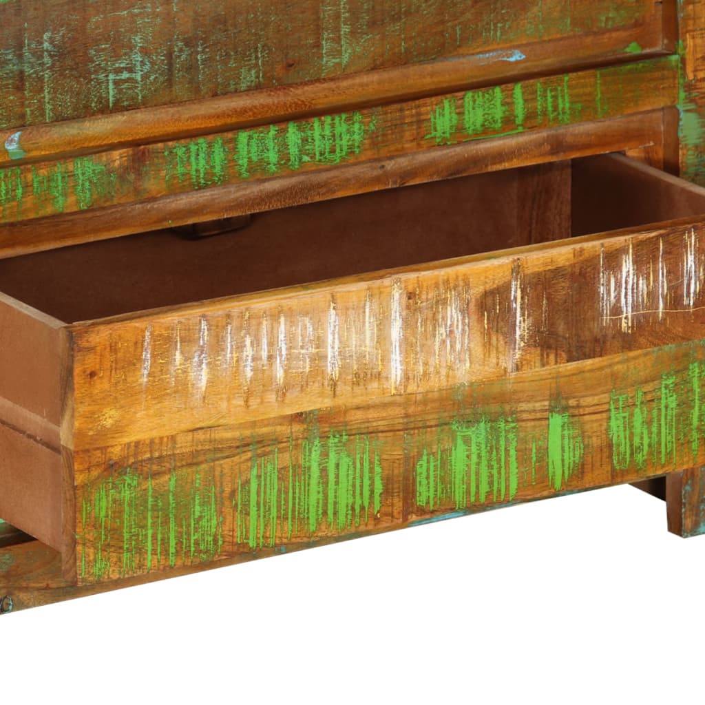 Armoire à tiroirs  60x33x75 cm Bois de récupération - Imagem 6