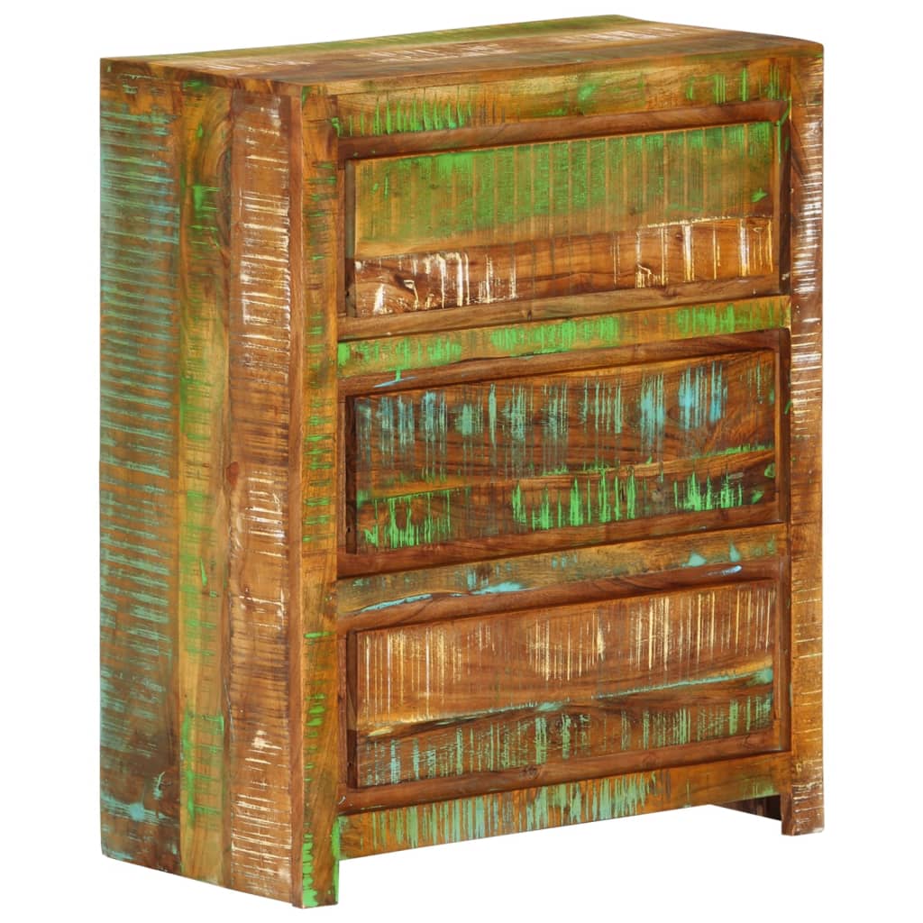 Armoire à tiroirs  60x33x75 cm Bois de récupération - Imagem 10
