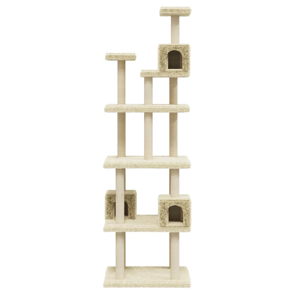 Arbre à chat avec griffoirs en sisal  188 cm - Imagem 4