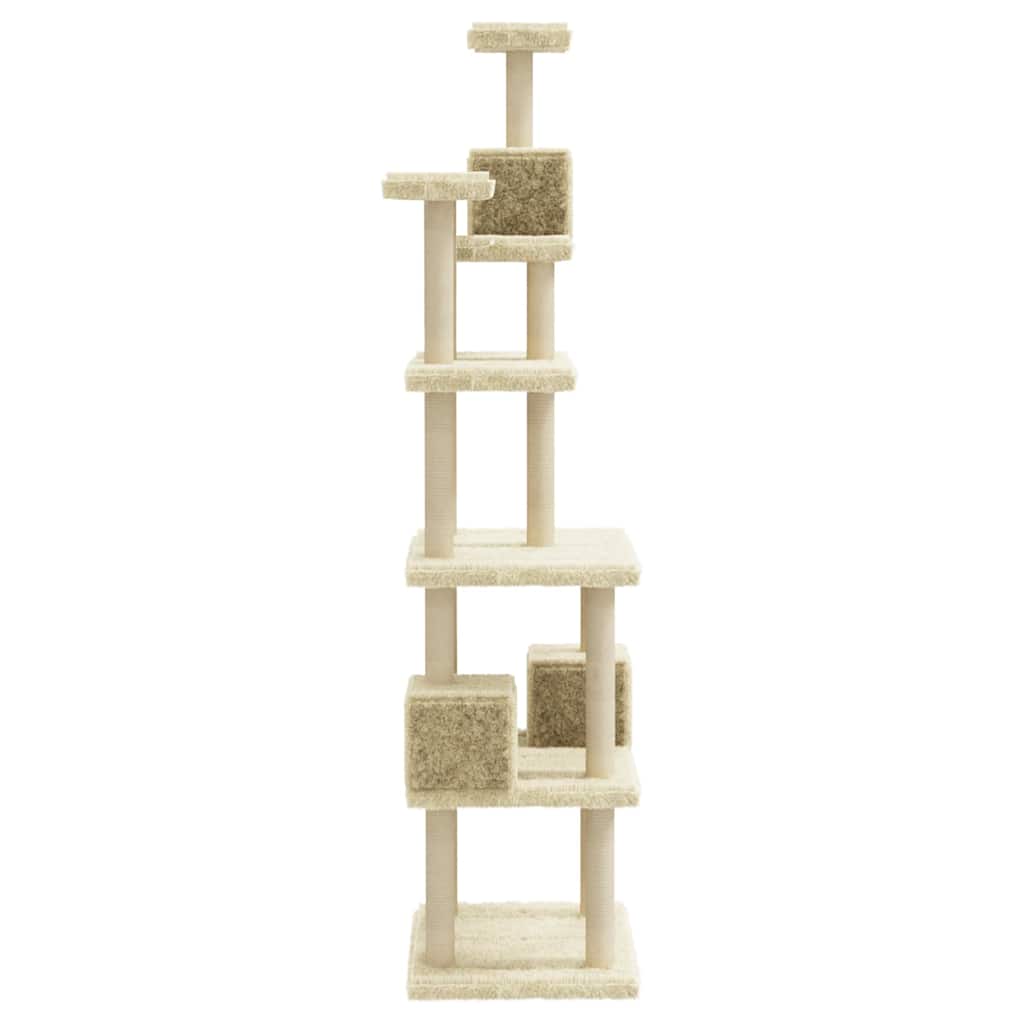 Arbre à chat avec griffoirs en sisal  188 cm - Imagem 5