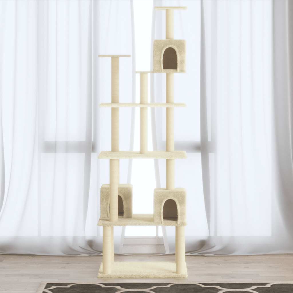 Arbre à chat avec griffoirs en sisal  188 cm - Imagem 1