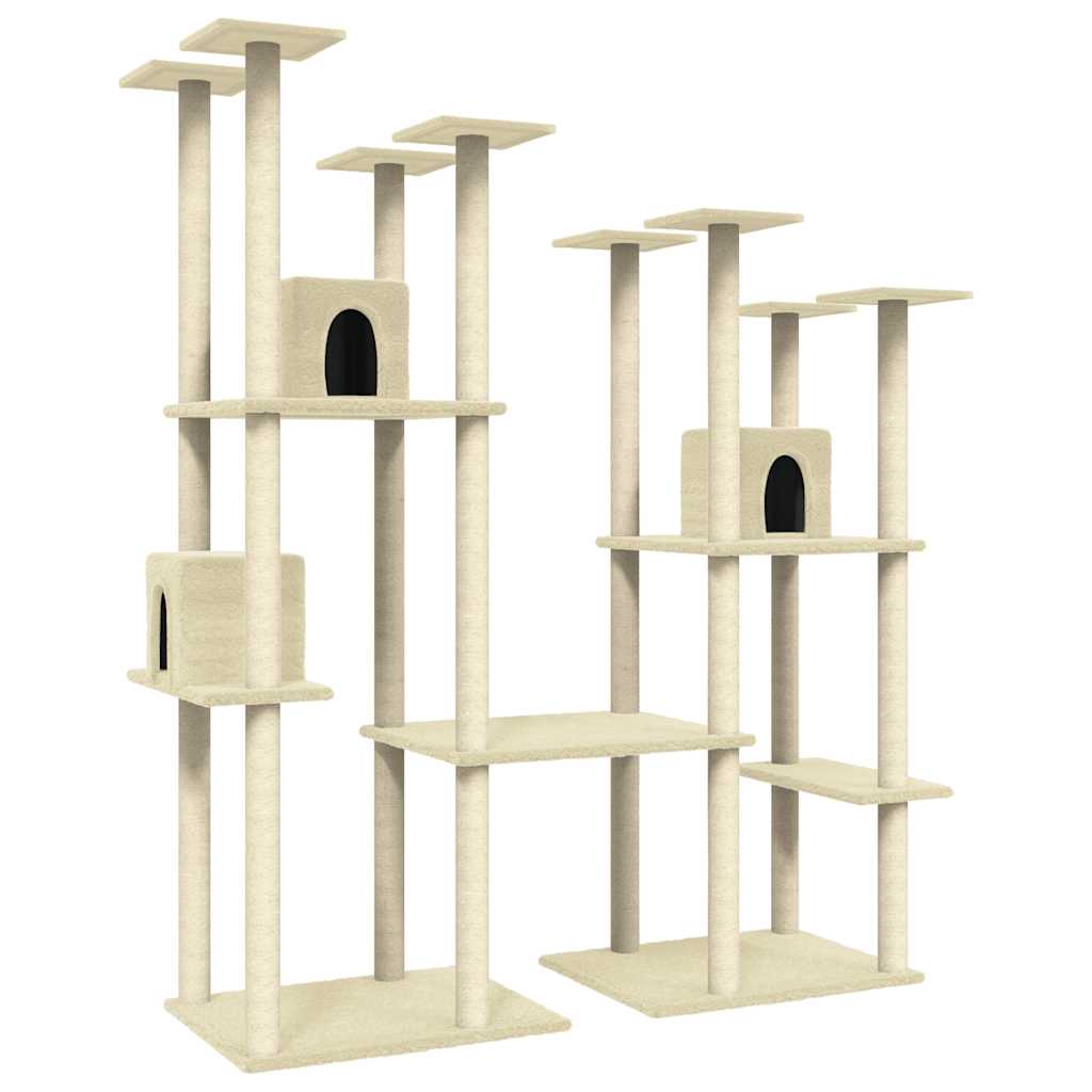 Arbre à chat avec griffoirs en sisal  174 cm - Imagem 2