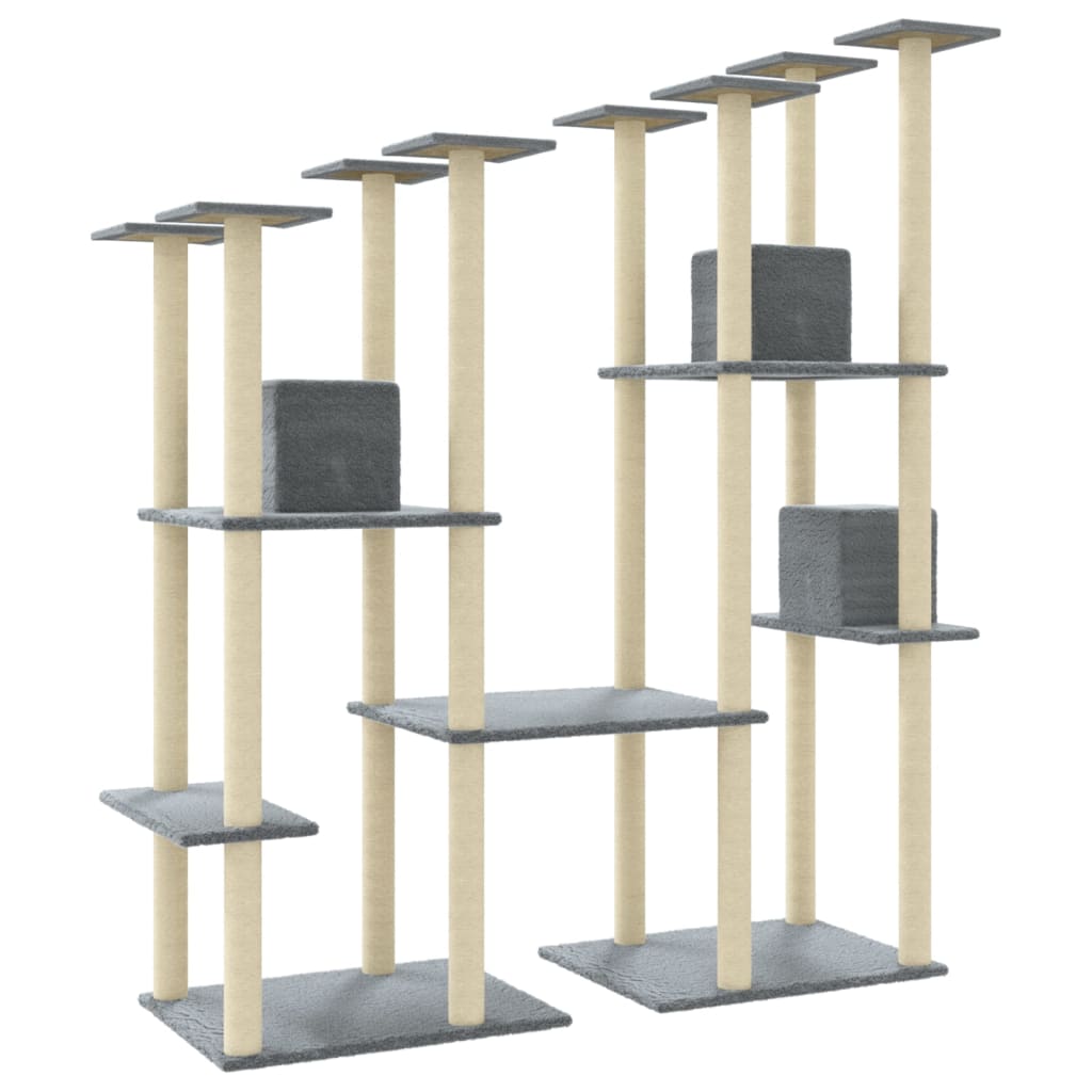 Arbre à chat avec griffoirs en sisal  174 cm - Imagem 14