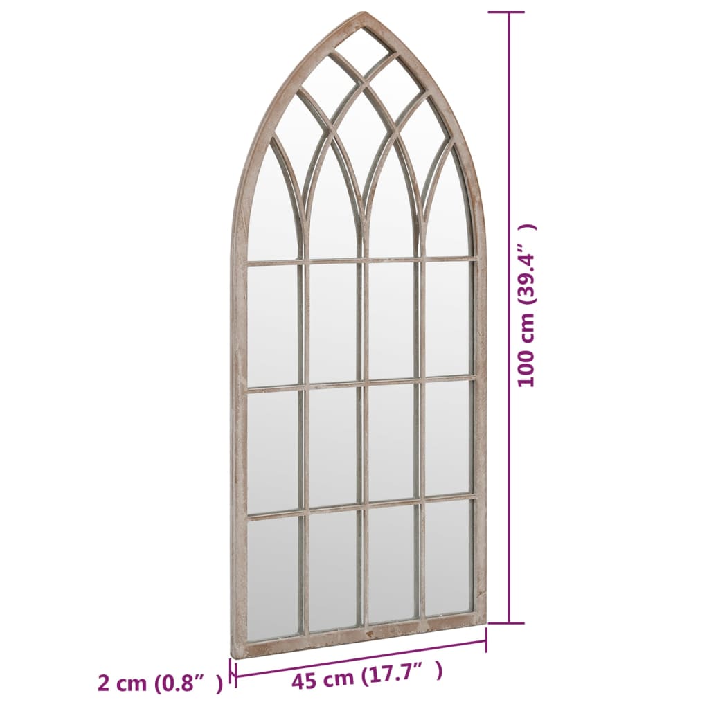 Miroir Sable 100x45cm Fer pour utilisation intérieure - Imagem 6