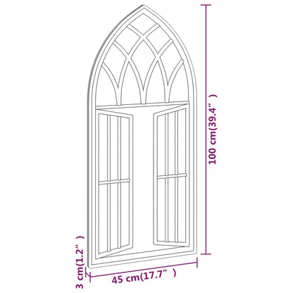 Miroir Sable 100x45 cm Fer pour utilisation à l'intérieur - Imagem 6
