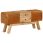 Banc de bok Marron  Cuir de chèvre véritable - Imagem 1