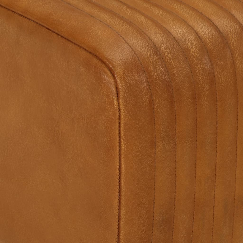 Banc de bok Marron  Cuir de chèvre véritable - Imagem 7
