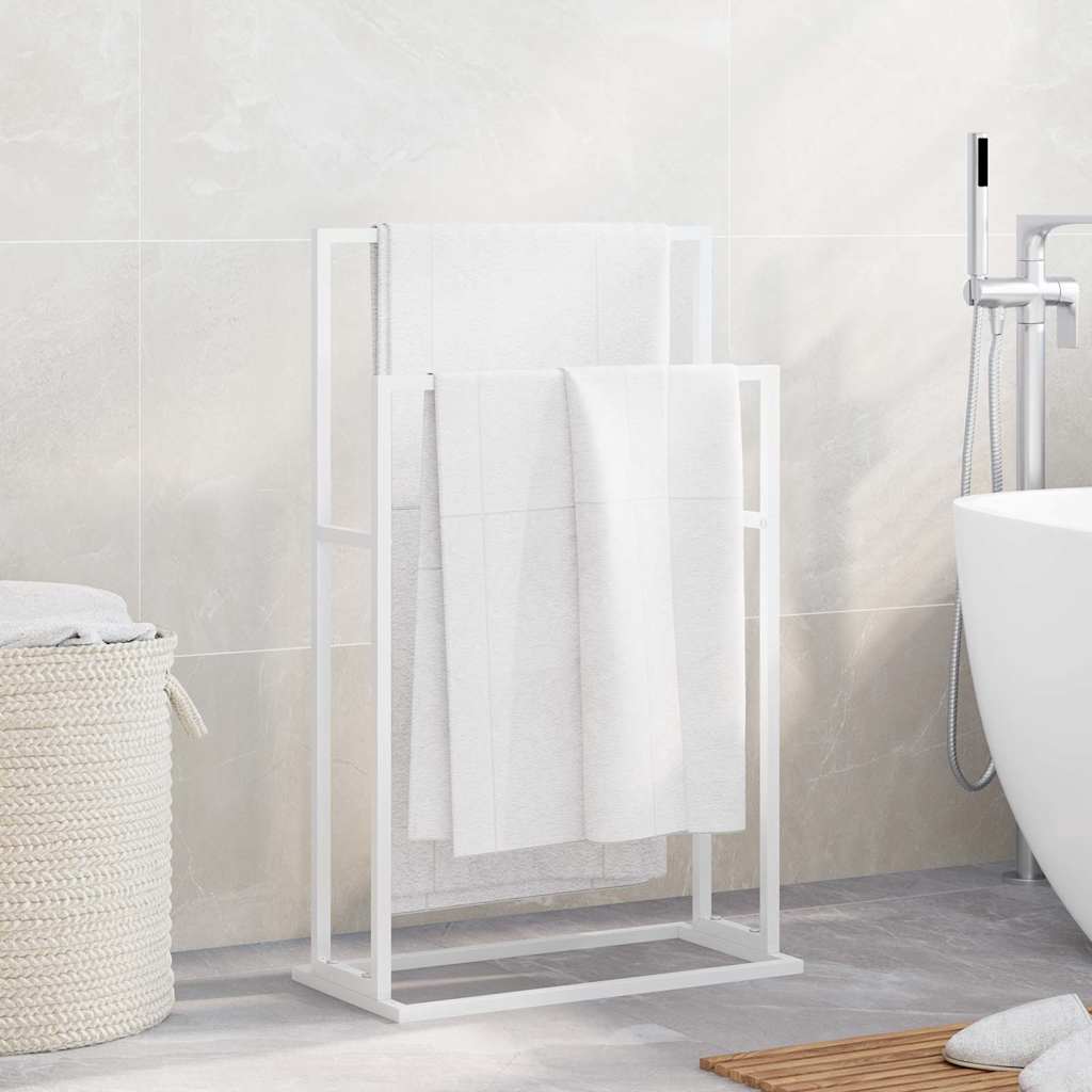 Porte-serviettes sur pied  48x24x78,5 cm Fer - Imagem 3