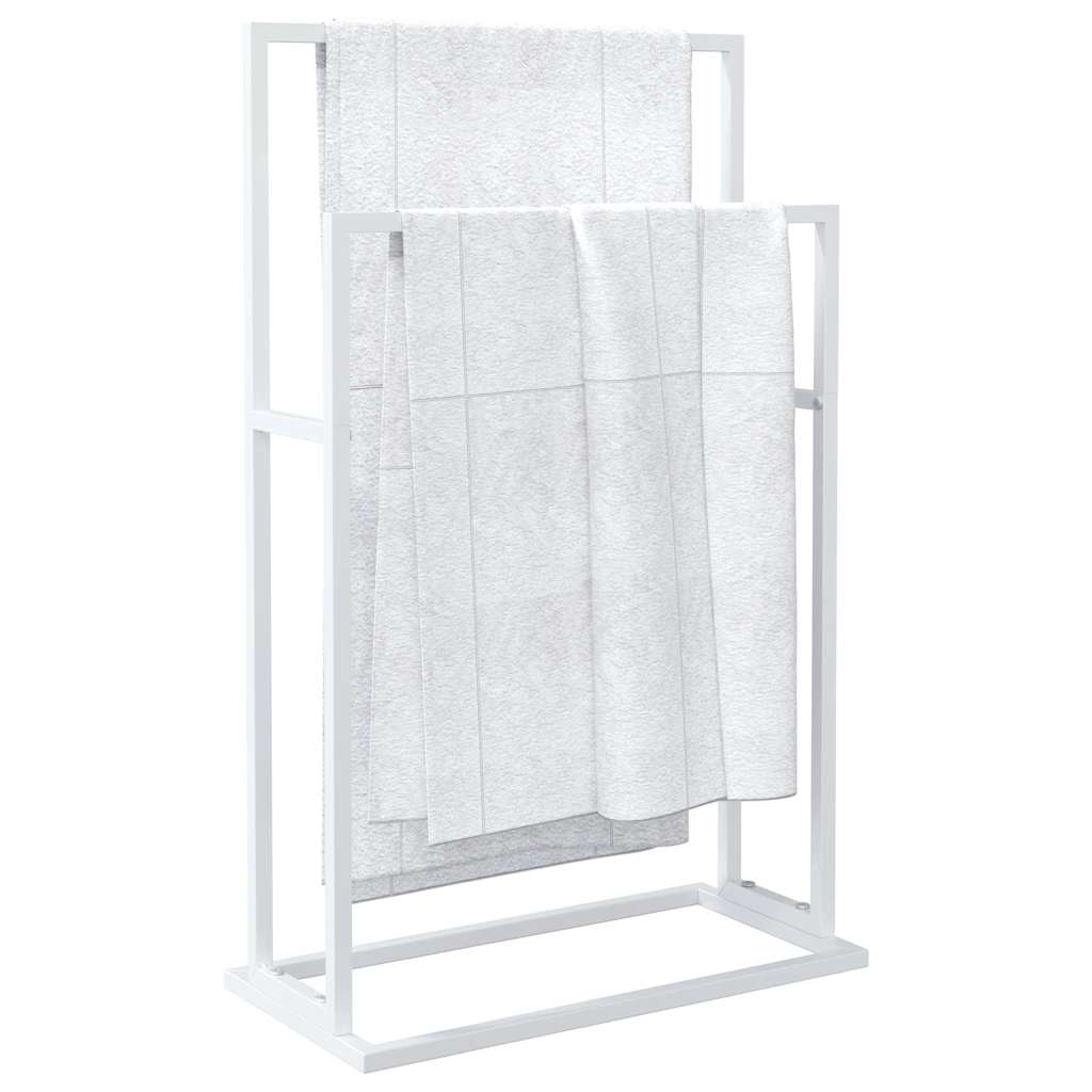 Porte-serviettes sur pied  48x24x78,5 cm Fer - Imagem 4