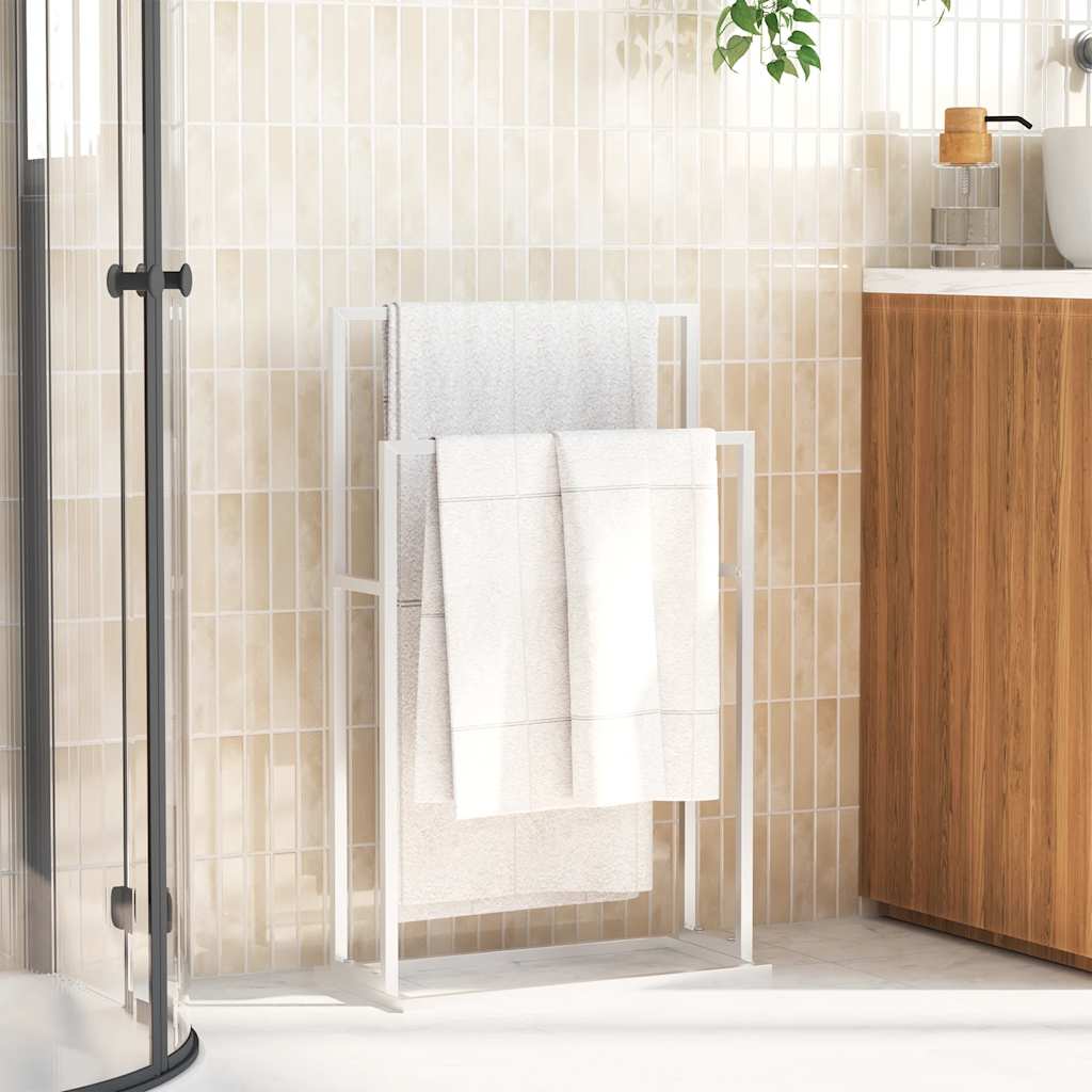Porte-serviettes sur pied  48x24x78,5 cm Fer - Imagem 1