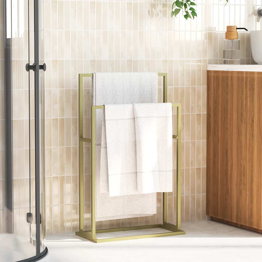 Porte-serviettes sur pied  48x24x78,5 cm Fer - Imagem 13