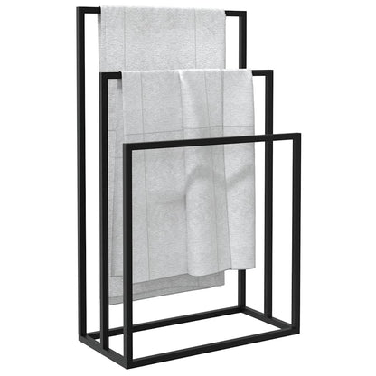 Porte-serviettes sur pied  48x24x79 cm Fer - Imagem 14