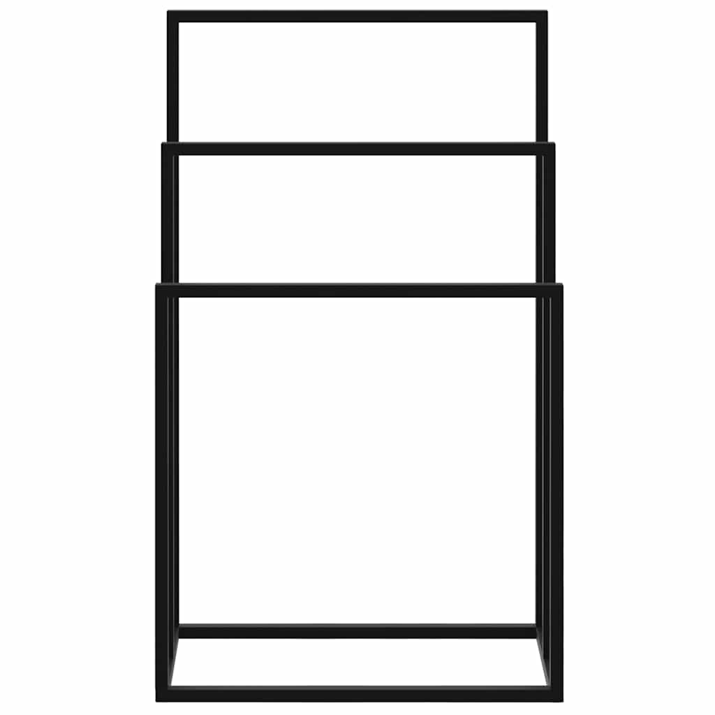 Porte-serviettes sur pied  48x24x79 cm Fer - Imagem 15