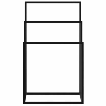 Porte-serviettes sur pied  48x24x79 cm Fer - Imagem 15
