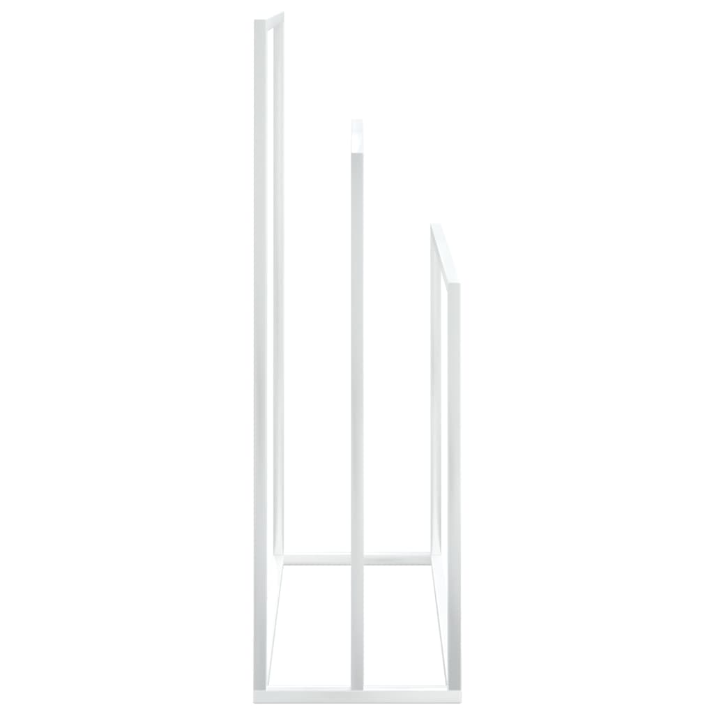 Porte-serviettes sur pied  48x24x79 cm Fer - Imagem 4