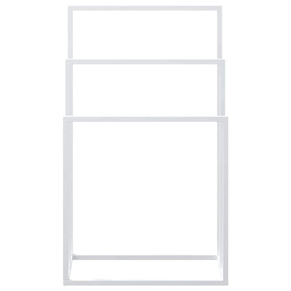 Porte-serviettes sur pied  48x24x79 cm Fer - Imagem 5
