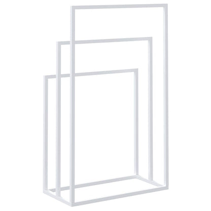 Porte-serviettes sur pied  48x24x79 cm Fer - Imagem 7