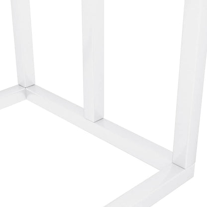 Porte-serviettes sur pied  48x24x79 cm Fer - Imagem 8