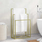 Porte-serviettes sur pied - 48x24x79 cm - Sensuri Maison