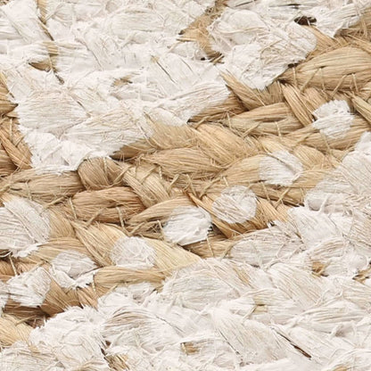 Tapis de sol Jute tressée imprimée  Rond - Imagem 3