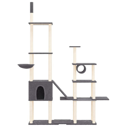 Arbre à chat avec griffoirs en sisal  279 cm - Imagem 10