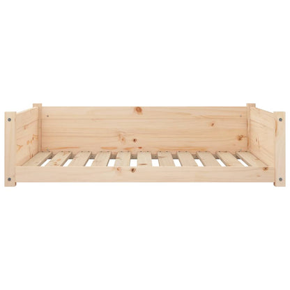 Lit pour chien 105,5x75,5x28 cm Bois de pin solide - Imagem 13