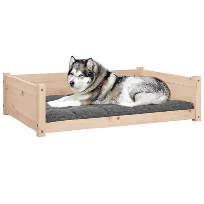 Lit pour chien 105,5x75,5x28 cm Bois de pin solide - Imagem 4