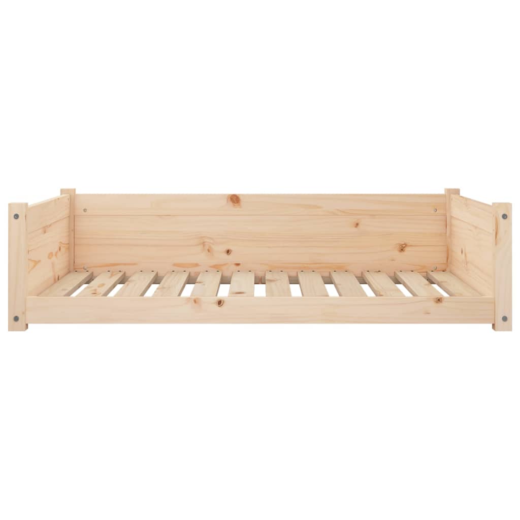 Lit pour chien 105,5x75,5x28 cm Bois de pin solide - Imagem 5