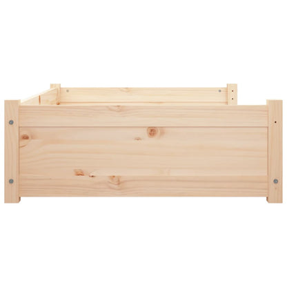 Lit pour chien 105,5x75,5x28 cm Bois de pin solide - Imagem 6