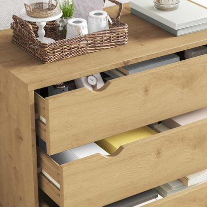 Commode OTTA 76,5x39,5x90 cm Bois de pin massif - Imagem 4