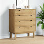Commode OTTA 76,5x39,5x90 cm Bois de pin massif - Imagem 1
