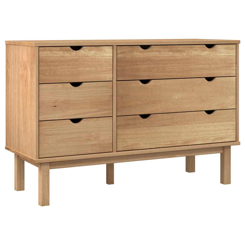 Commode OTTA 111x43x73,5 cm bois de pin massif - Imagem 2