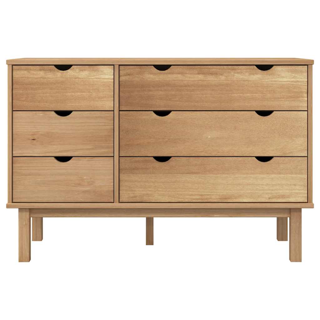 Commode OTTA 111x43x73,5 cm bois de pin massif - Imagem 4