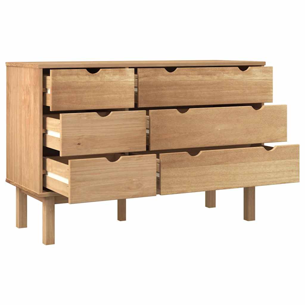 Commode OTTA 111x43x73,5 cm bois de pin massif - Imagem 5