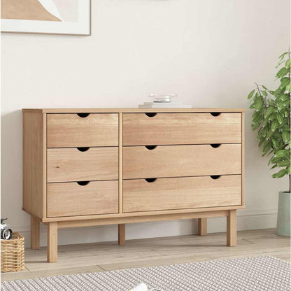 Commode OTTA 111x43x73,5 cm bois de pin massif - Imagem 1