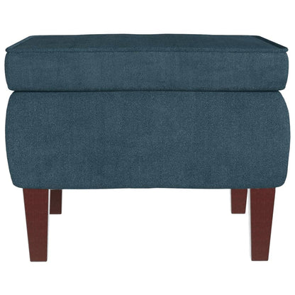 Fauteuil à bascule à oreilles en velours  bois massif - Imagem 10