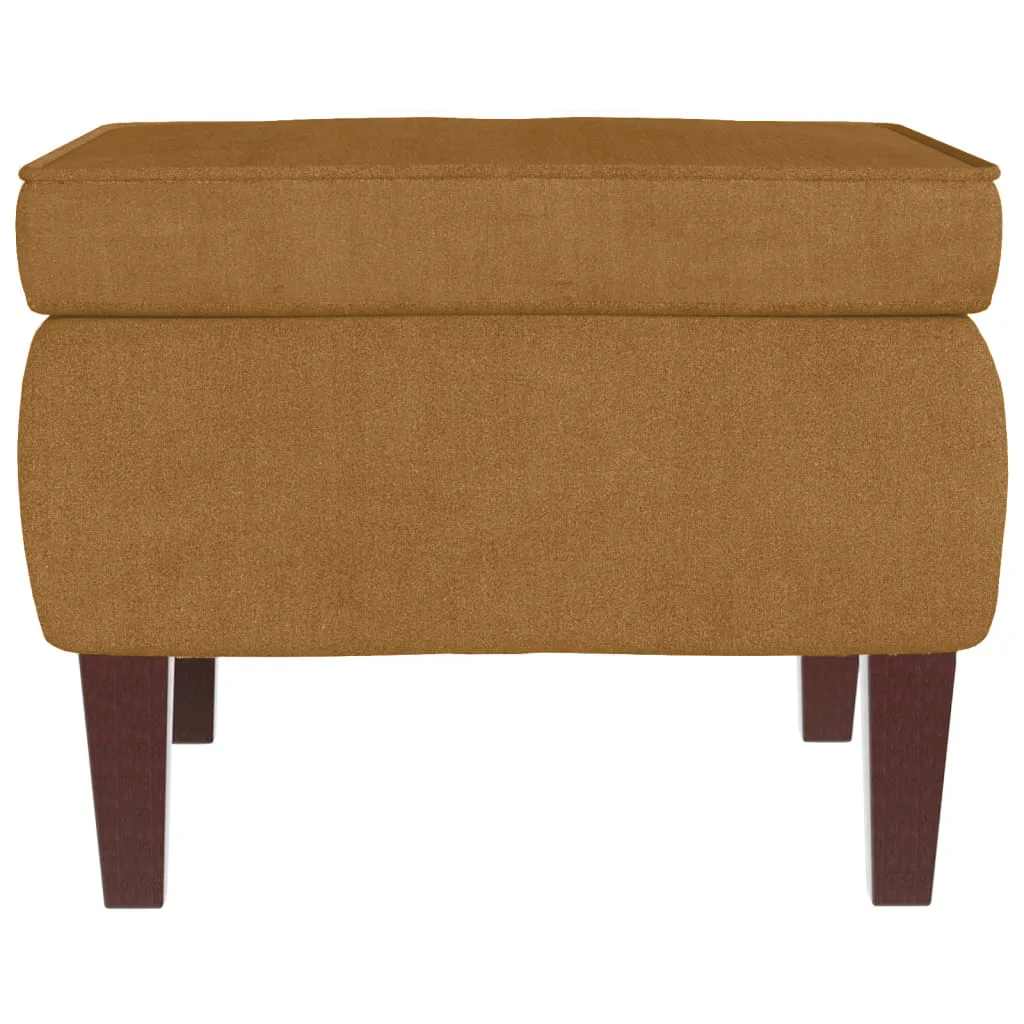 Fauteuil à bascule à oreilles - Hévéa massif - Velours bleu - Sensuri Maison