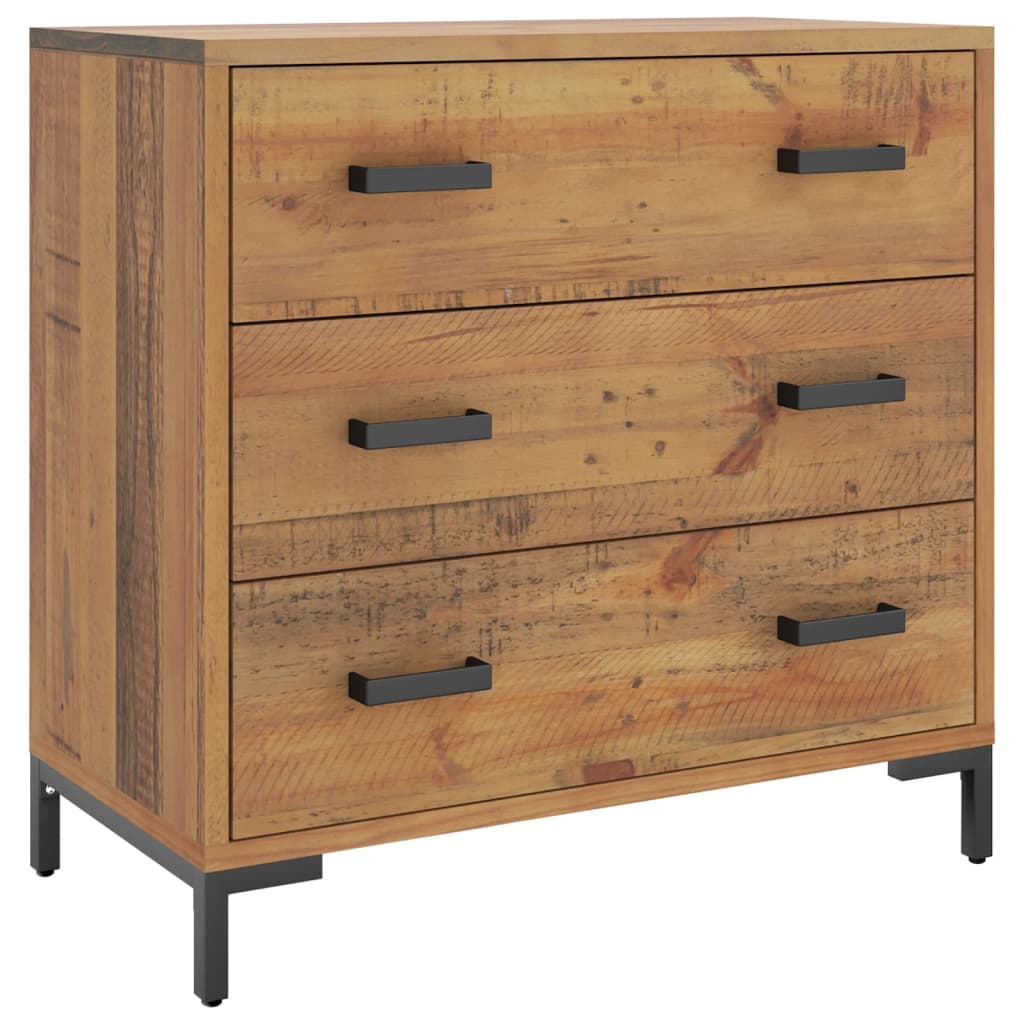 Commode 75x35x70 cm Bois de pin massif - Imagem 2
