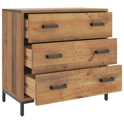 Commode 75x35x70 cm Bois de pin massif - Imagem 4