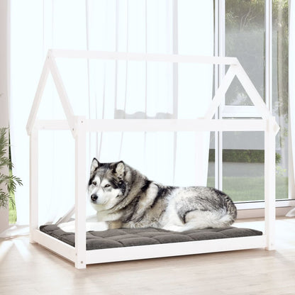 Lit pour chien  111x80x100 cm Bois de pin solide - Imagem 3
