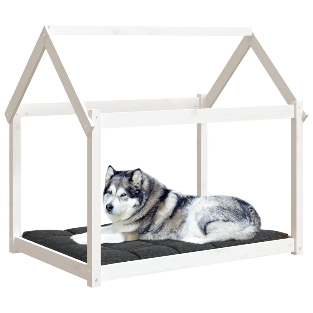 Lit pour chien  111x80x100 cm Bois de pin solide - Imagem 4