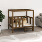 Lit pour chien  105,5x83,5x100 cm Bois de pin solide - Imagem 17