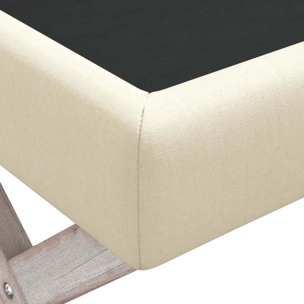 Tabouret de rangement 110x45x49 cm lin - Imagem 5