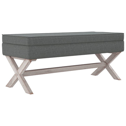 Tabouret de rangement  foncé 110x45x49 cm Tissu - Imagem 2