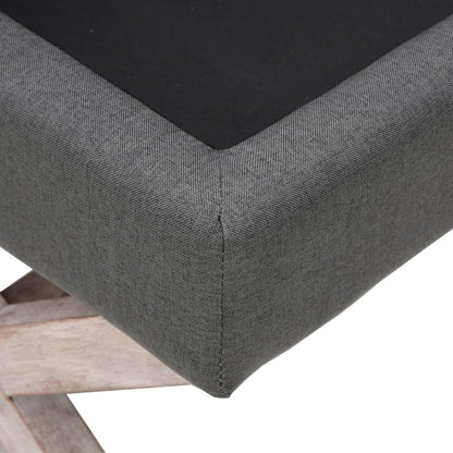Tabouret de rangement  foncé 110x45x49 cm Tissu - Imagem 5