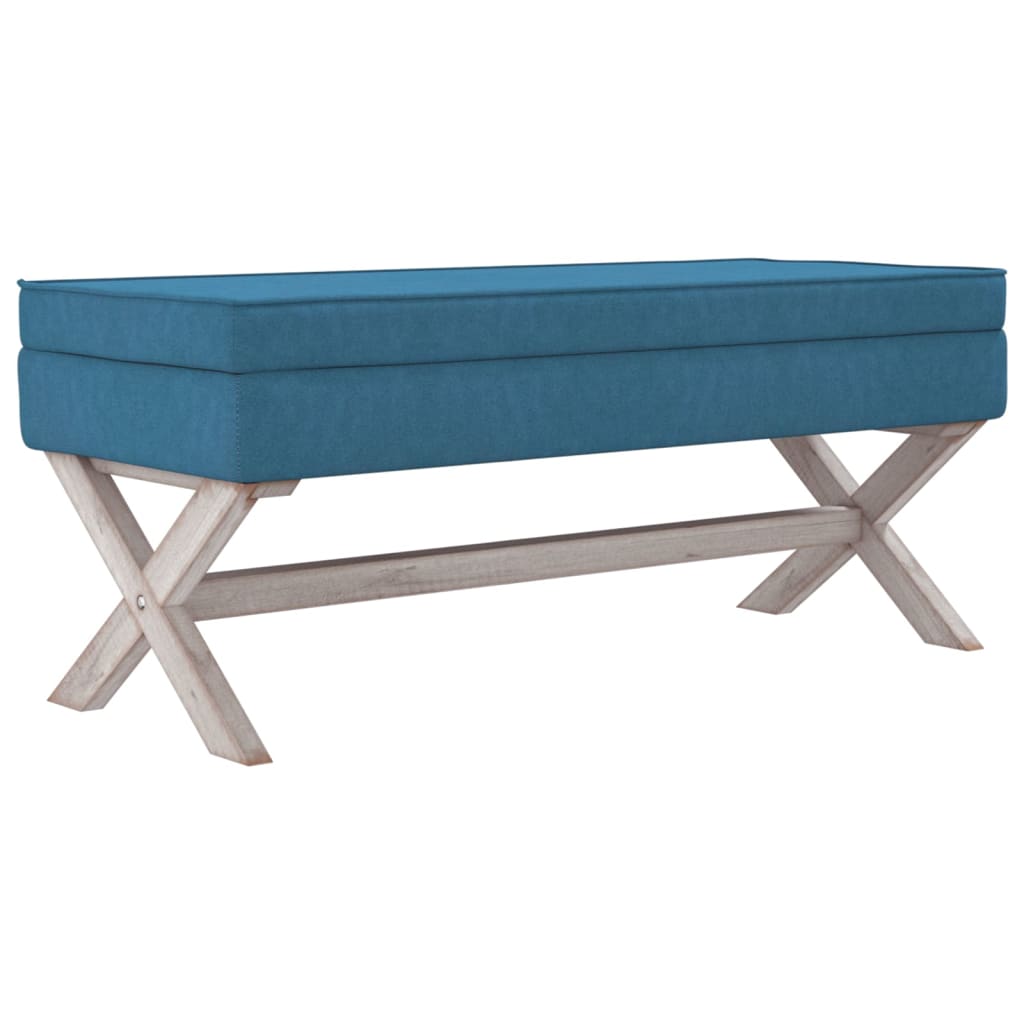 Tabouret de rangement  110x45x49 cm Velours - Imagem 2
