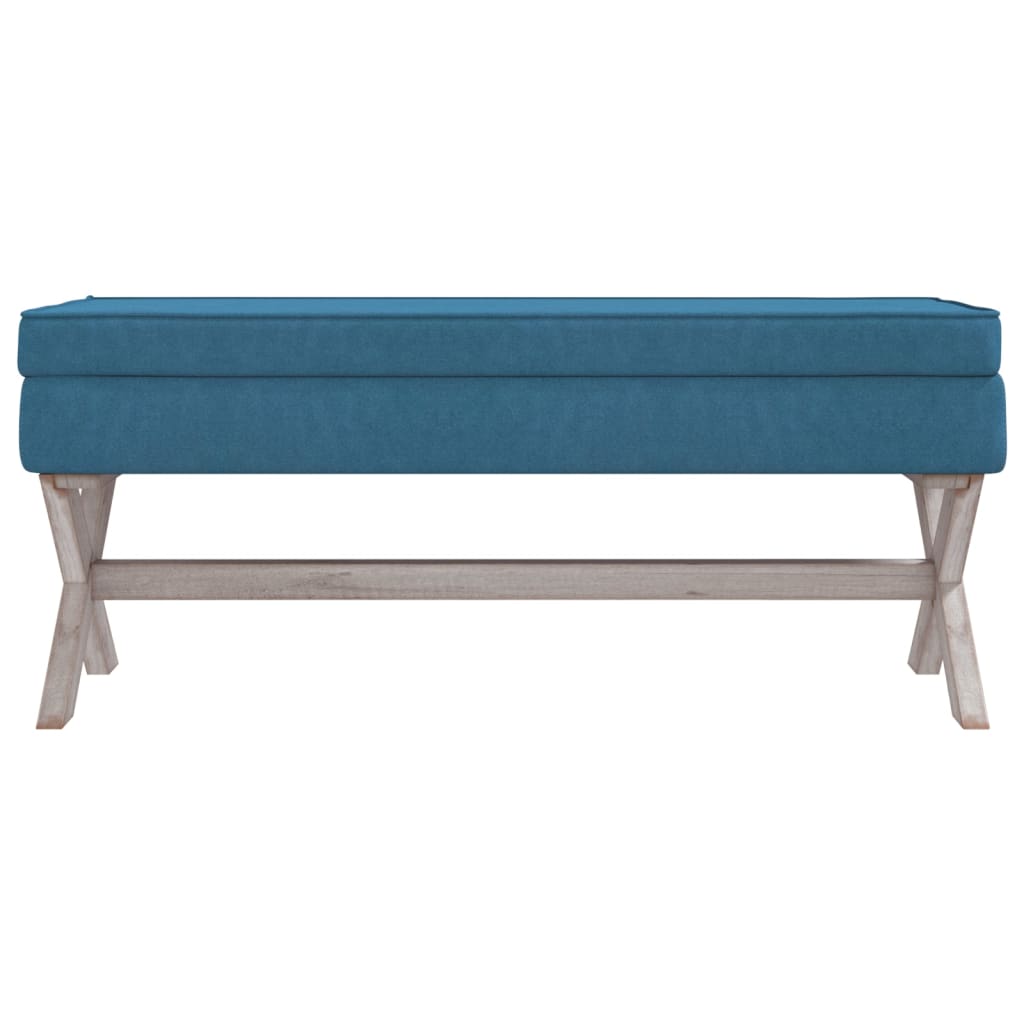 Tabouret de rangement  110x45x49 cm Velours - Imagem 3